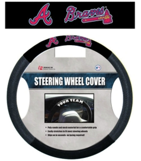 Fremont Die Atlanta Braves Mesh Steering Wheel Cover Fan Gear MLB Atlanta Braves
