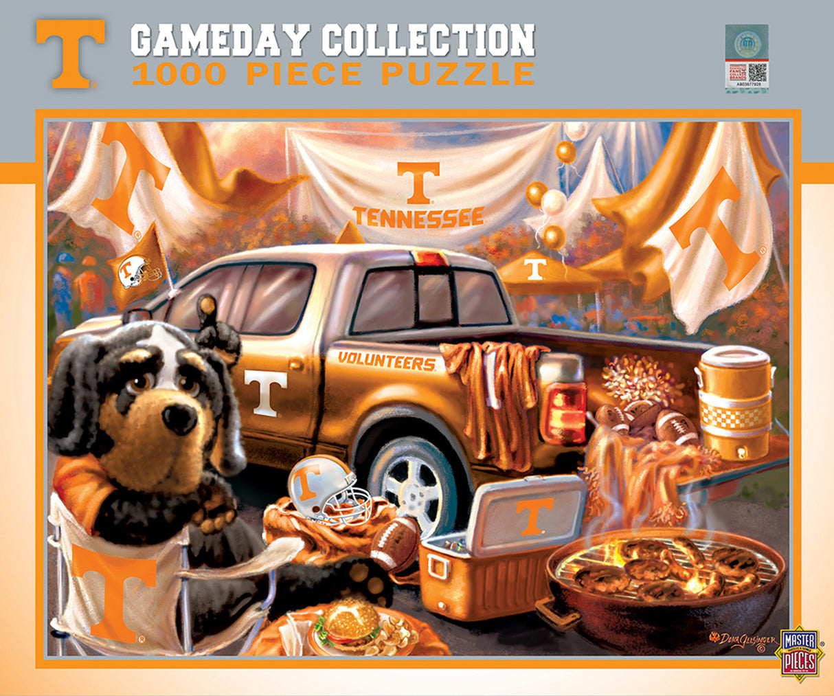 Masterpieces Puzzle Company Tennessee Volunteers Gameday Design 1000 Piece Puzzle Fan Gear NCAA Tennessee Volunteers
