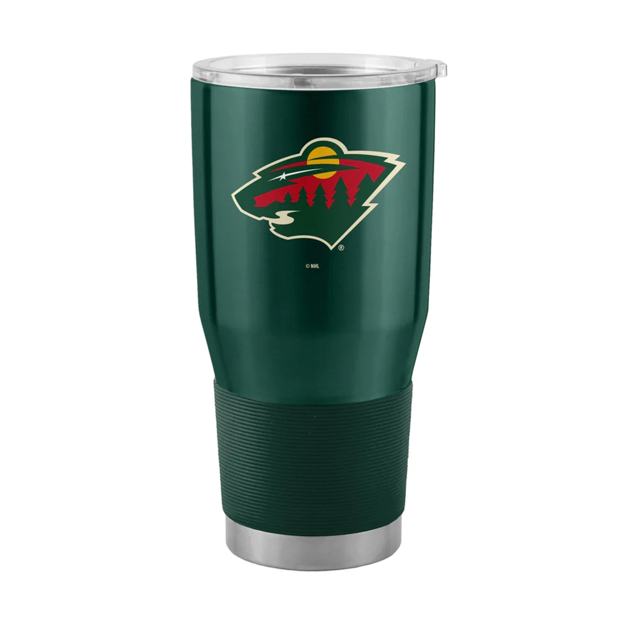 Logo Brands Minnesota Wild 30oz Stainless Steel Travel Tumbler Fan Gear NHL Minnesota Wild