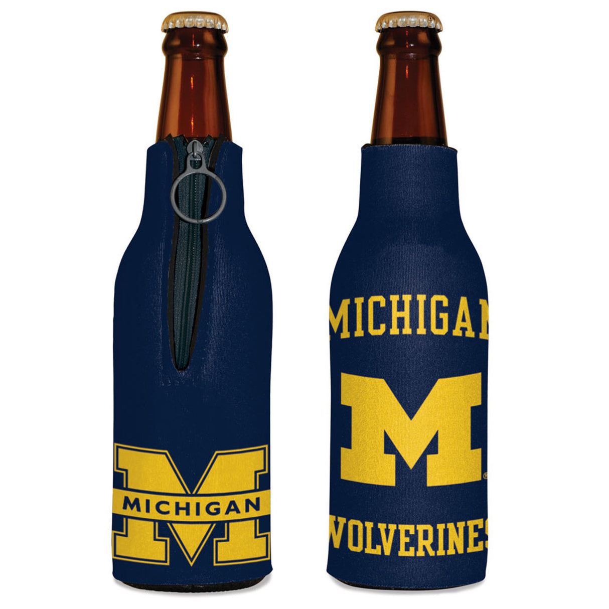 Wincraft Michigan Wolverines Bottle Cooler Fan Gear NCAA Michigan Wolverines