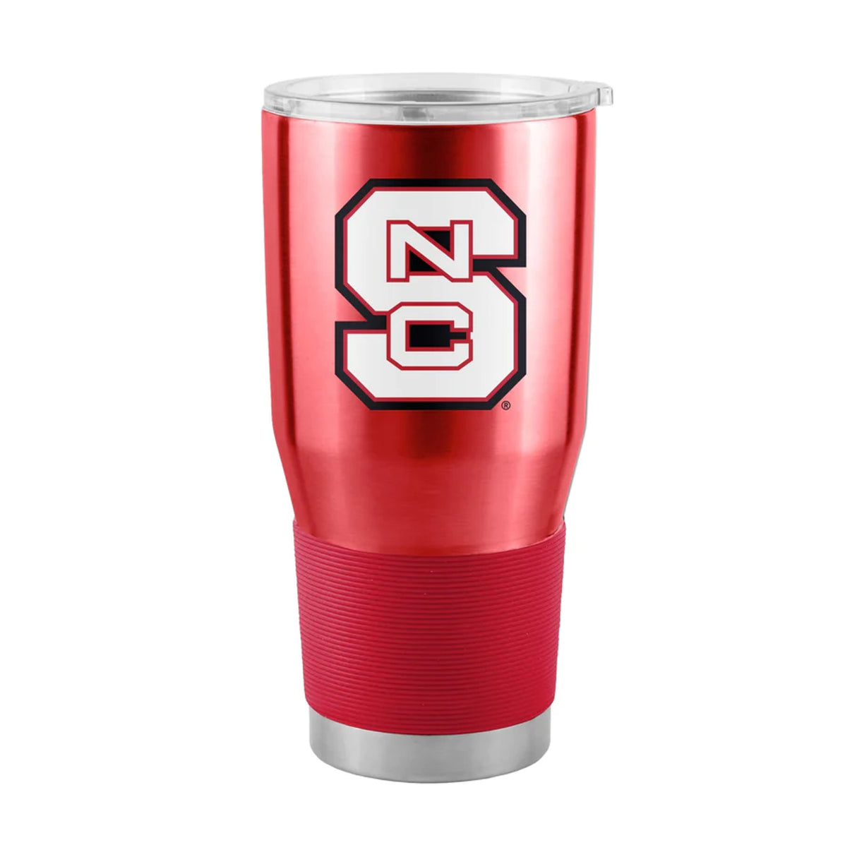 Logo Brands North Carolina State Wolfpack 30oz Stainless Steel Travel Tumbler Fan Gear NCAA North Carolina State Wolfpack