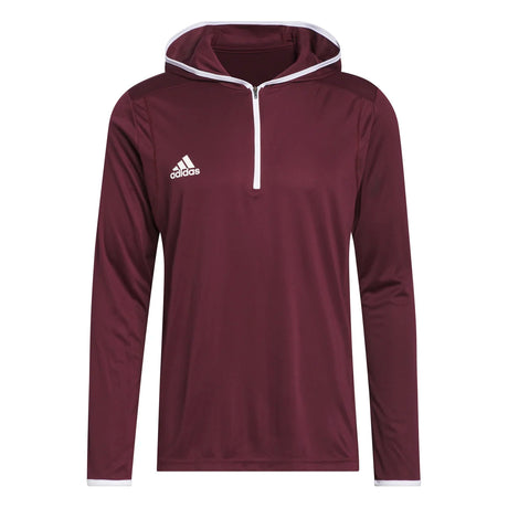 adidas Men's Team Issue Hooded Long Sleeve T-Shirt Mens Apparel Sweatshirts & Fleece
