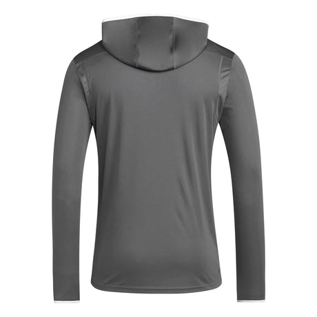 adidas Men's Team Issue Hooded Long Sleeve T-Shirt Mens Apparel Sweatshirts & Fleece