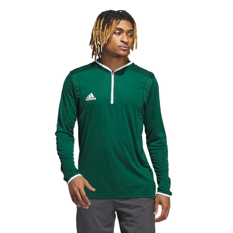 adidas Men's Team Issue Hooded Long Sleeve T-Shirt Mens Apparel Sweatshirts & Fleece