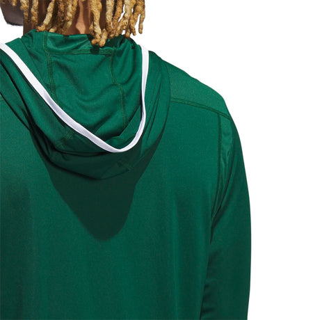 adidas Men's Team Issue Hooded Long Sleeve T-Shirt Mens Apparel Sweatshirts & Fleece