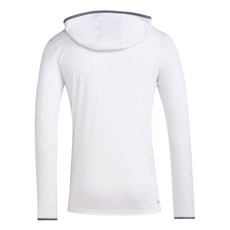 adidas Men's Team Issue Hooded Long Sleeve T-Shirt Mens Apparel Sweatshirts & Fleece