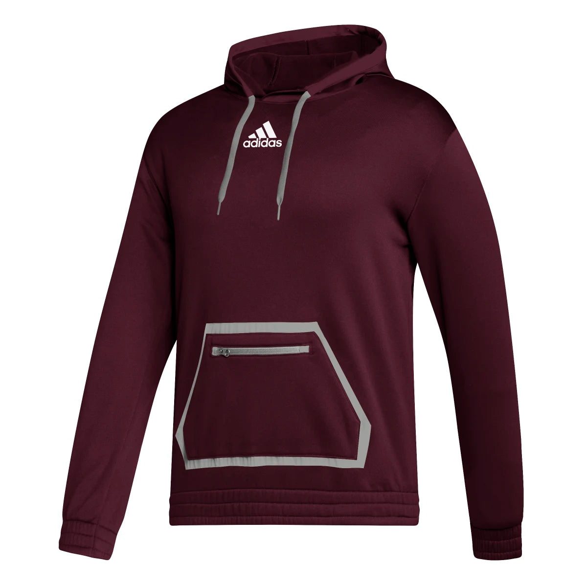 adidas Men's Team Issue Pull Over Hoodie Mens Apparel Sweatshirts & Fleece