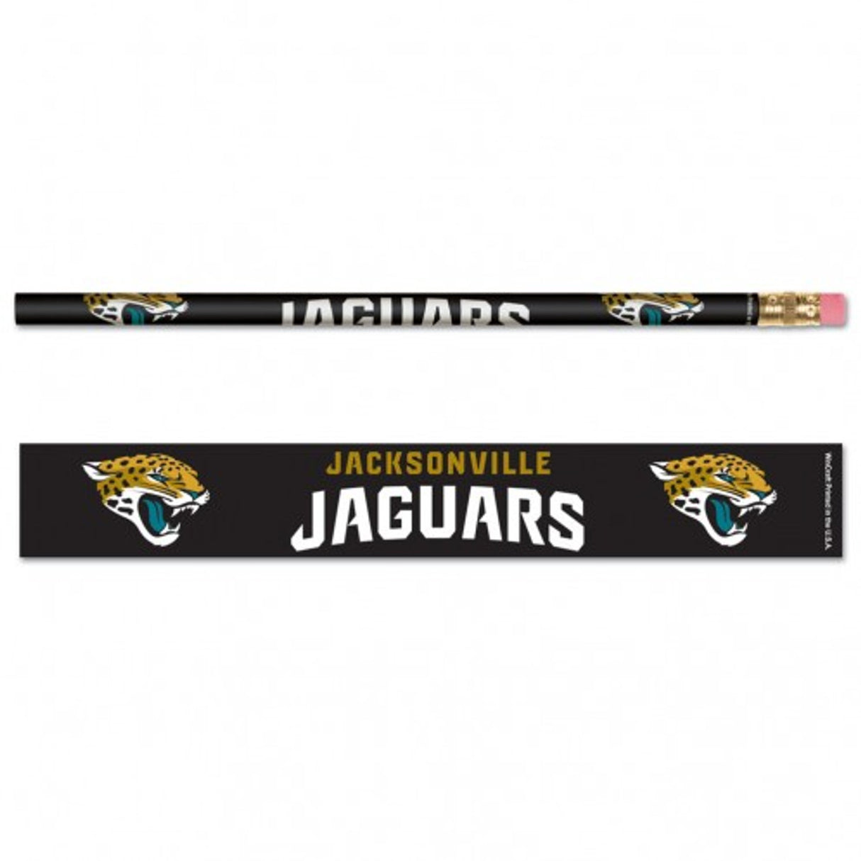 Wincraft Jacksonville Jaguars 6 Pack Pencil Fan Gear NFL Jacksonville Jaguars