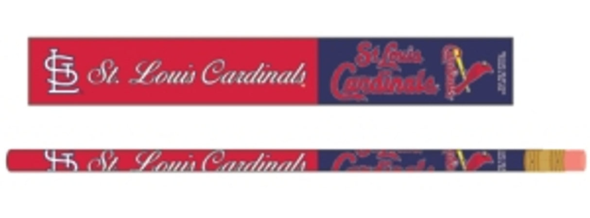 Wincraft St. Louis Cardinals 6 Pack Pencil Fan Gear MLB St. Louis Cardinals