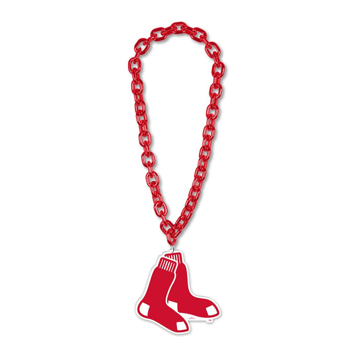 Wincraft Boston Red Sox Big Chain Necklace Fan Gear MLB Boston Red Sox