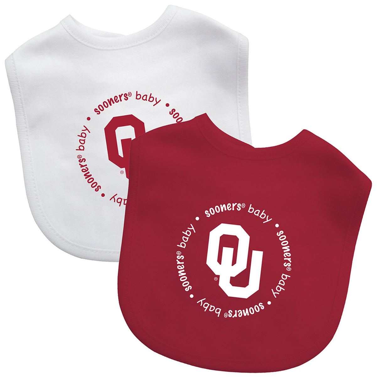 Masterpieces Puzzle Company Oklahoma Sooners 2 Pack Baby Bib Fan Gear NFL Oklahoma Sooners