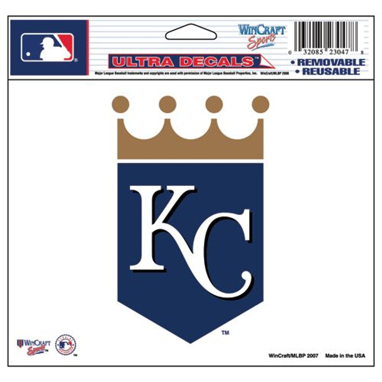 Wincraft Kansas City Royals Color Ultra Decal 5x6 Fan Gear MLB Kansas City Royals