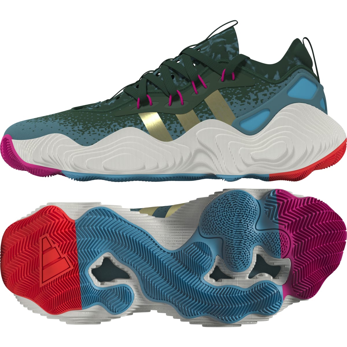 adidas Men's Trae Young 3 Basketball Shoes Basketball Footwear Adult