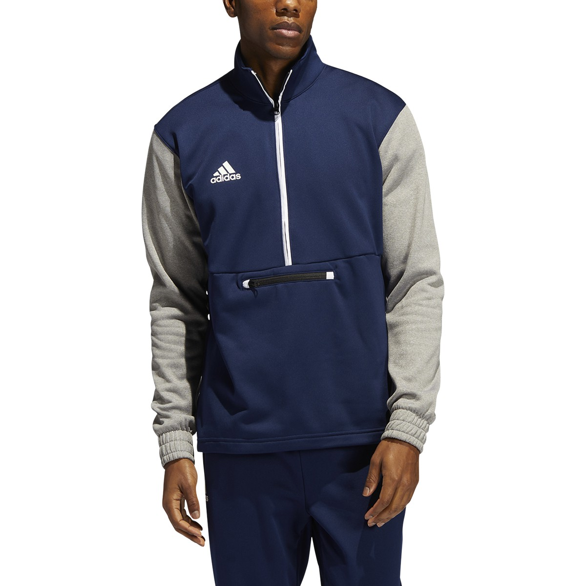 adidas Men's Team Issue 1/4 Zip Sweatshirt Mens Apparel Sweatshirts & Fleece