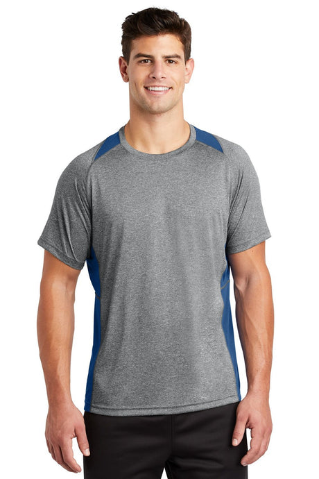 Sport-Tek Men's Heather Colorblock Contender Tee Mens Apparel Shirts & Tops
