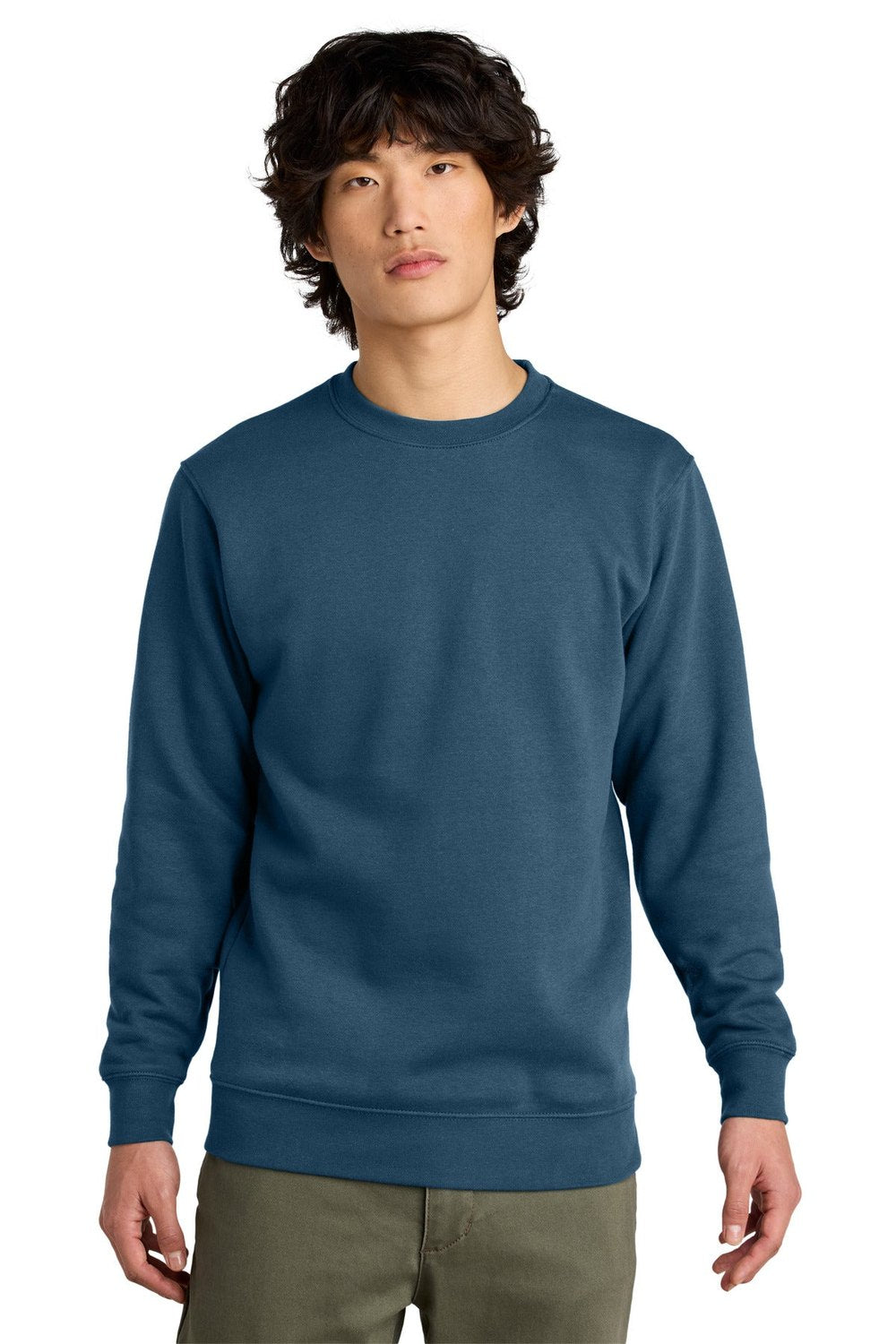 District Men's V.I.T.Fleece Crew DT6104 Mens Apparel Sweatshirts & Fleece