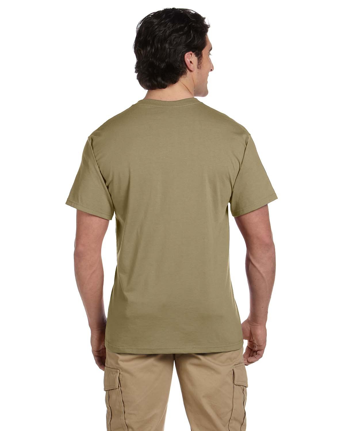 JERZEES Men's Dri-Power 50/50 Cotton/Poly Pocket T-Shirt 29MP Mens Apparel Shirts & Tops