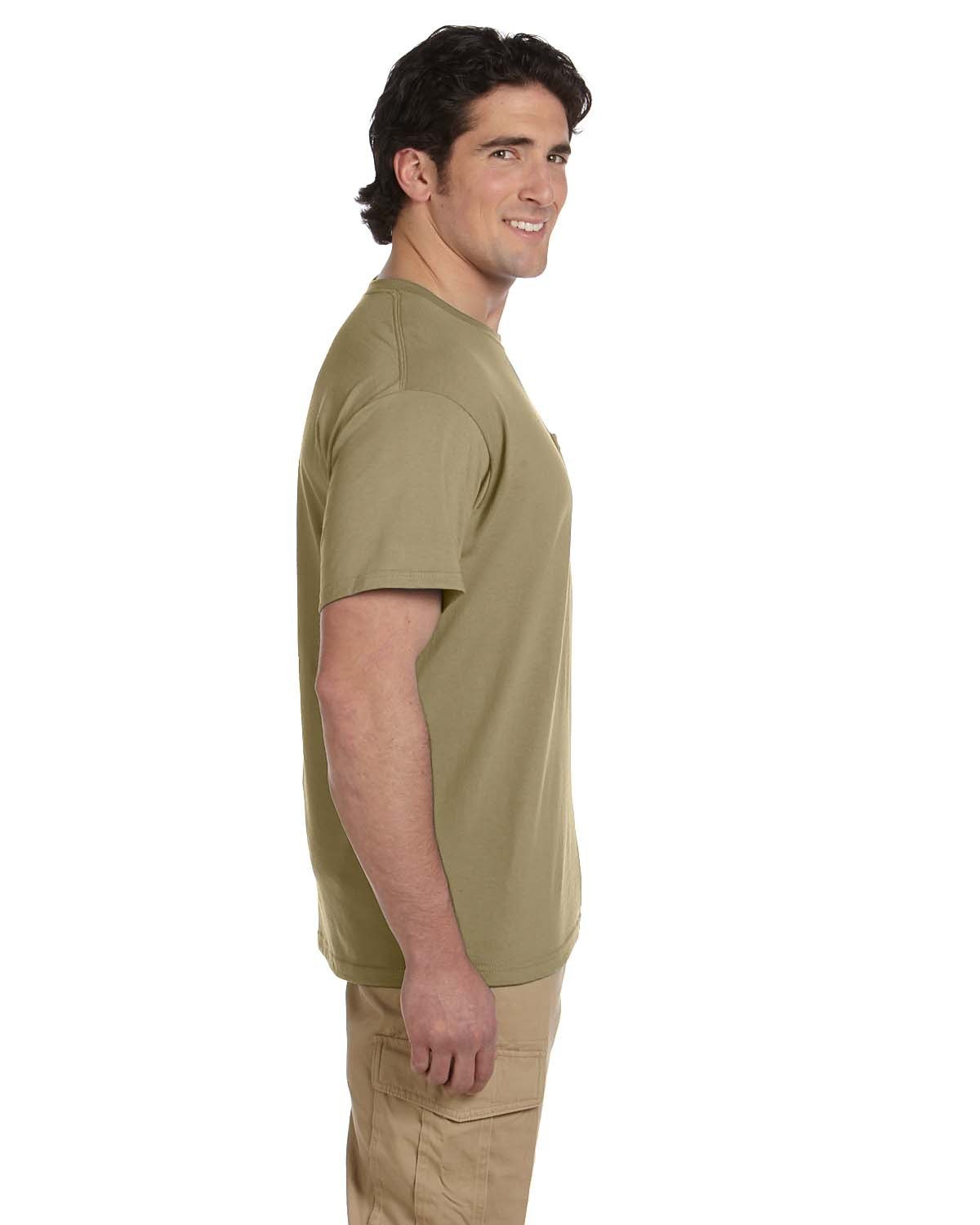 JERZEES Men's Dri-Power 50/50 Cotton/Poly Pocket T-Shirt 29MP Mens Apparel Shirts & Tops