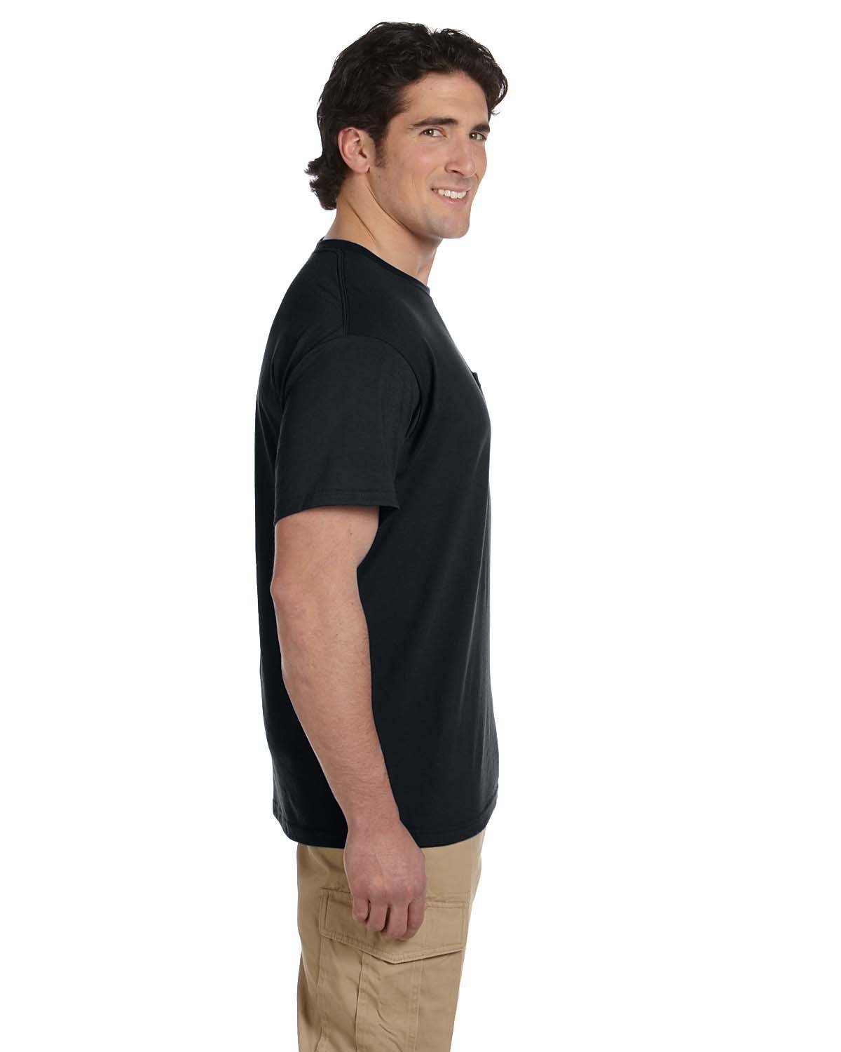JERZEES Men's Dri-Power 50/50 Cotton/Poly Pocket T-Shirt 29MP Mens Apparel Shirts & Tops