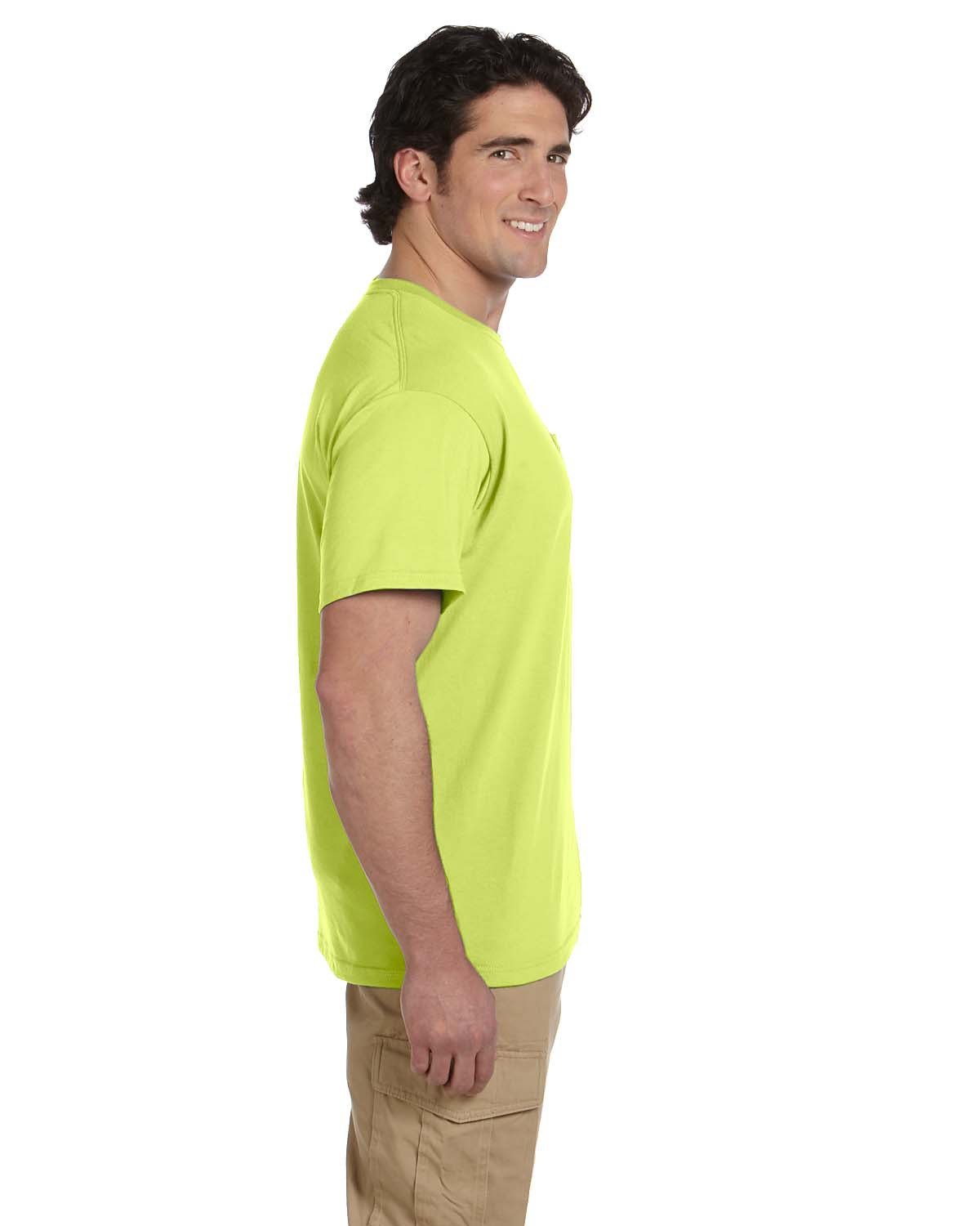 JERZEES Men's Dri-Power 50/50 Cotton/Poly Pocket T-Shirt 29MP Mens Apparel Shirts & Tops