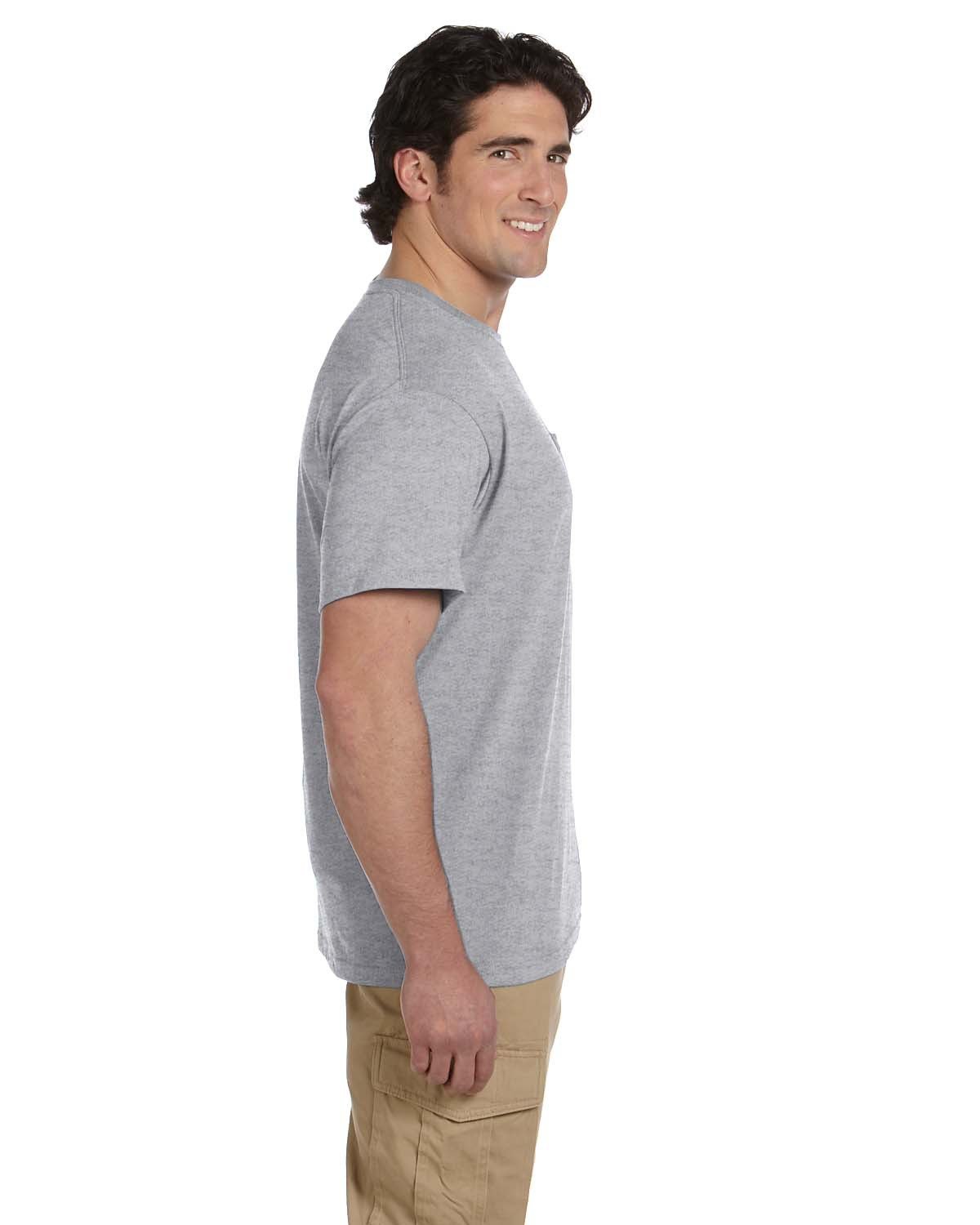 JERZEES Men's Dri-Power 50/50 Cotton/Poly Pocket T-Shirt 29MP Mens Apparel Shirts & Tops