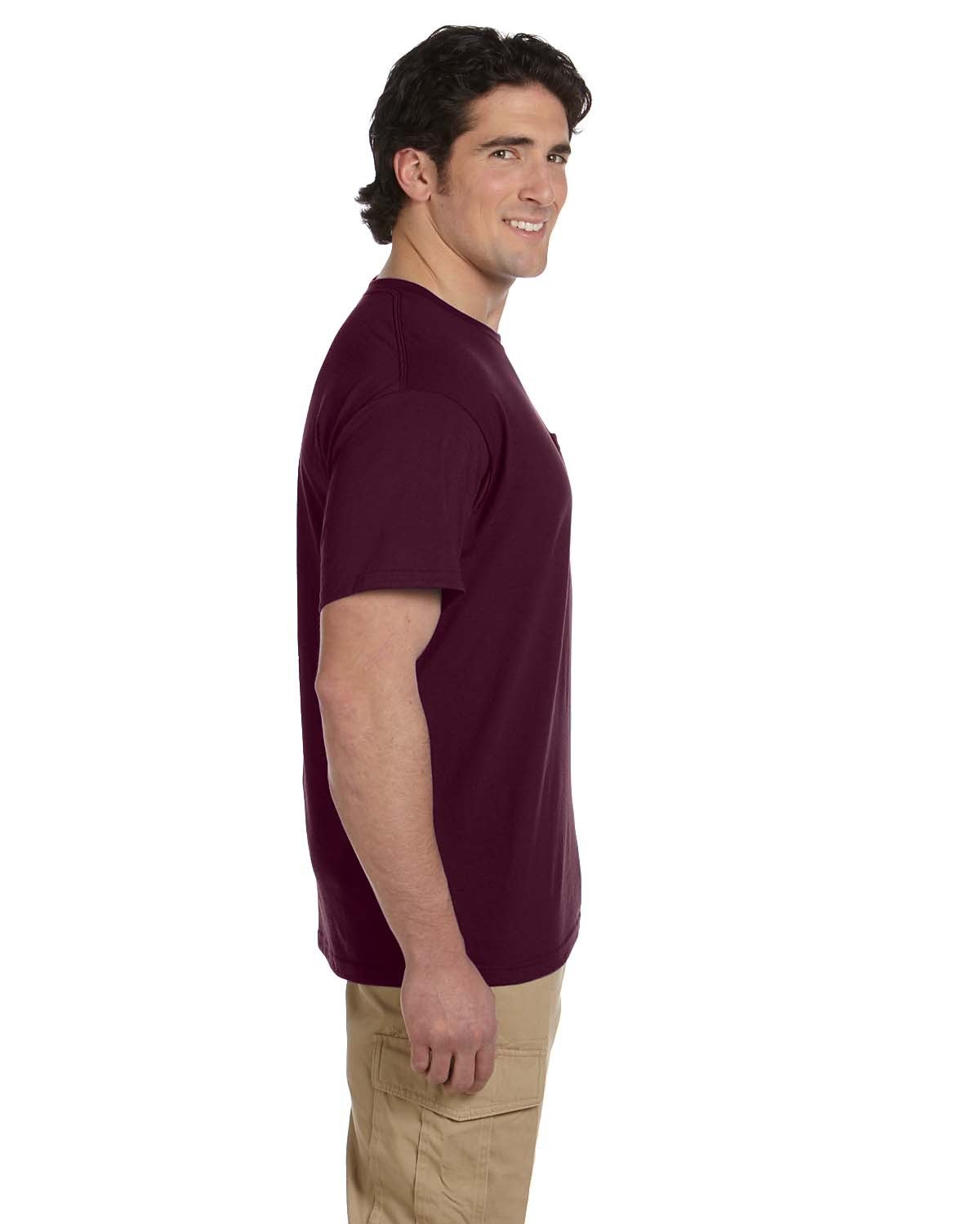 JERZEES Men's Dri-Power 50/50 Cotton/Poly Pocket T-Shirt 29MP Mens Apparel Shirts & Tops