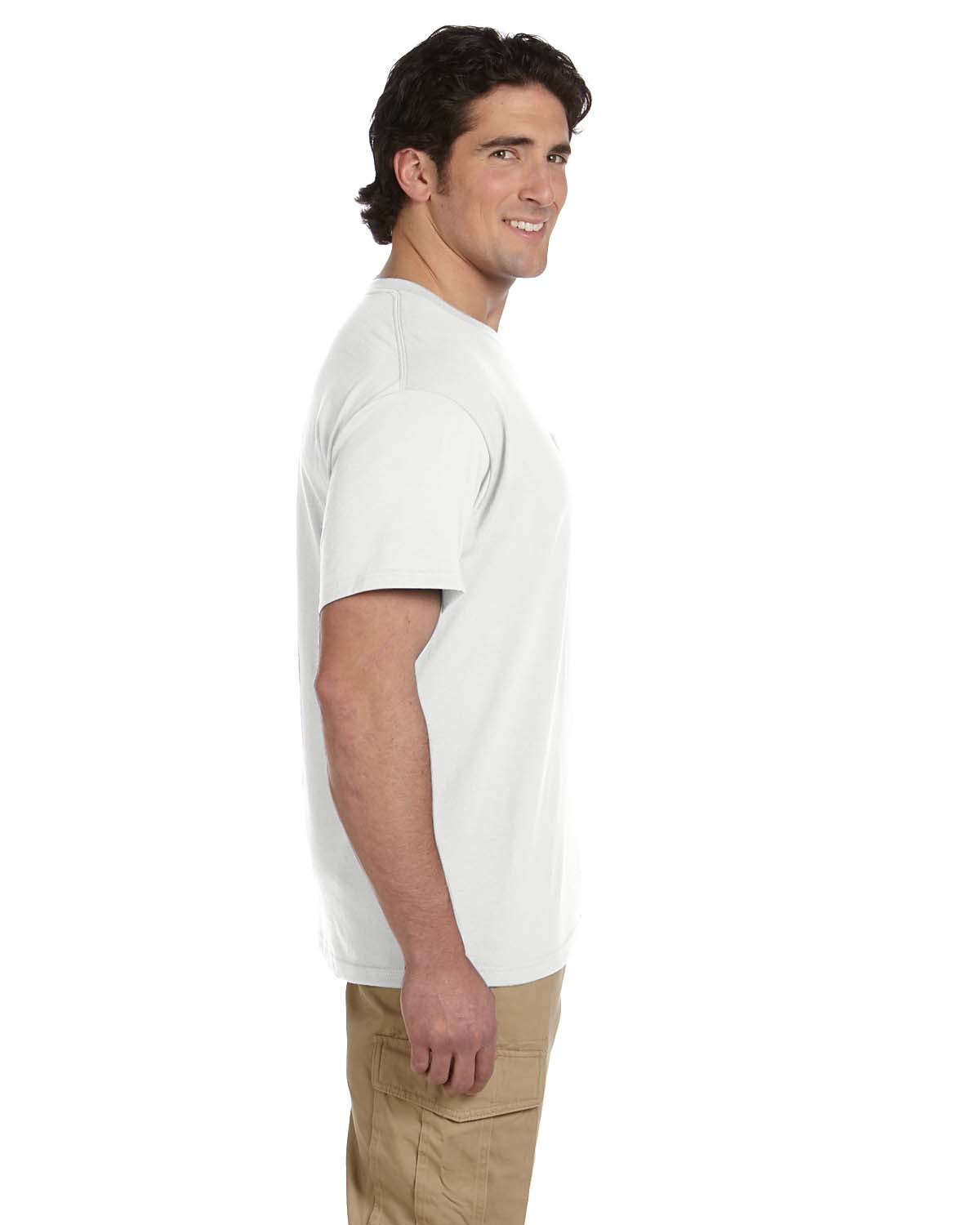 JERZEES Men's Dri-Power 50/50 Cotton/Poly Pocket T-Shirt 29MP Mens Apparel Shirts & Tops
