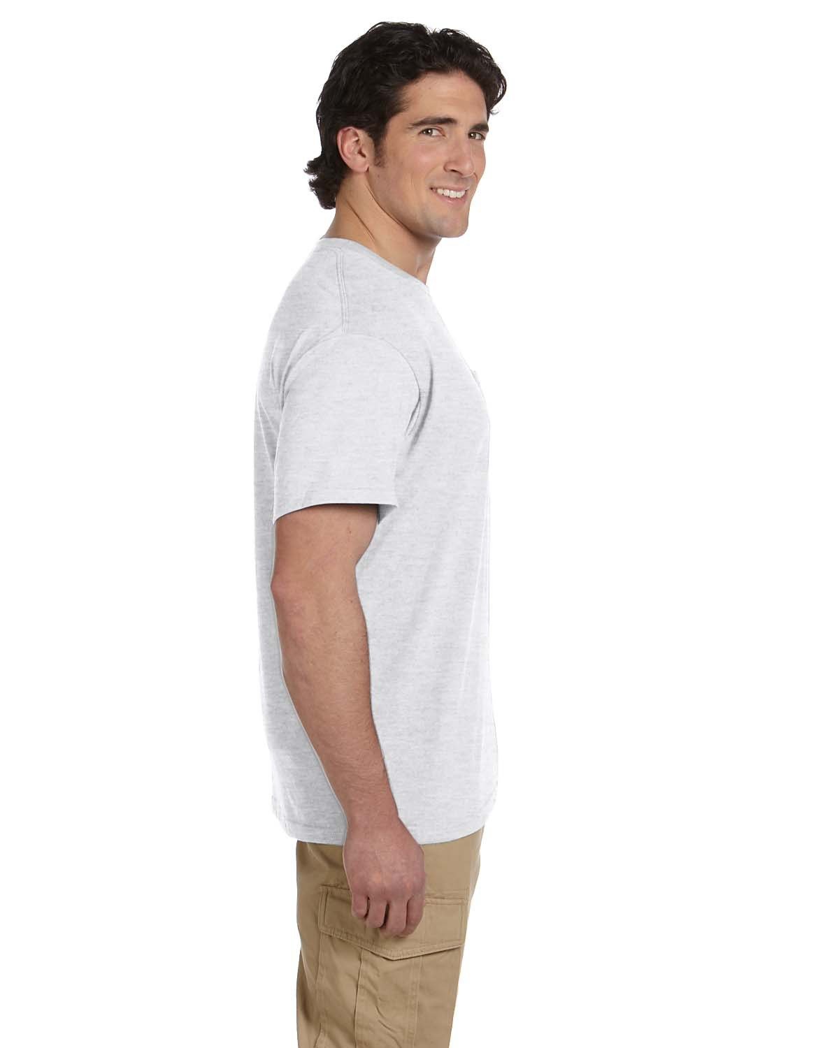 JERZEES Men's Dri-Power 50/50 Cotton/Poly Pocket T-Shirt 29MP Mens Apparel Shirts & Tops