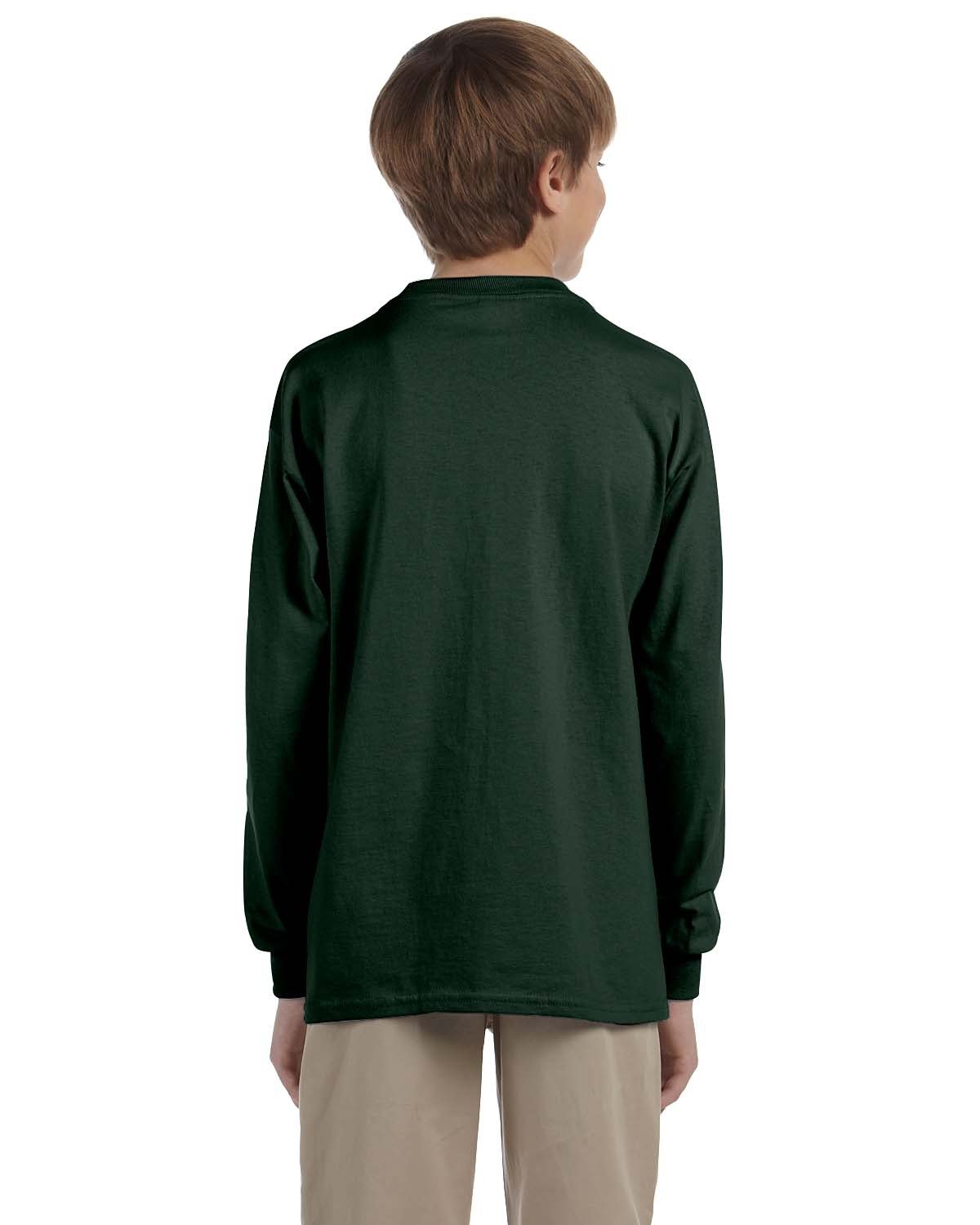 JERZEES Youth Dri-Power 50/50 Cotton/Poly Long Sleeve 29BL Youth Apparel Shirts & Tops