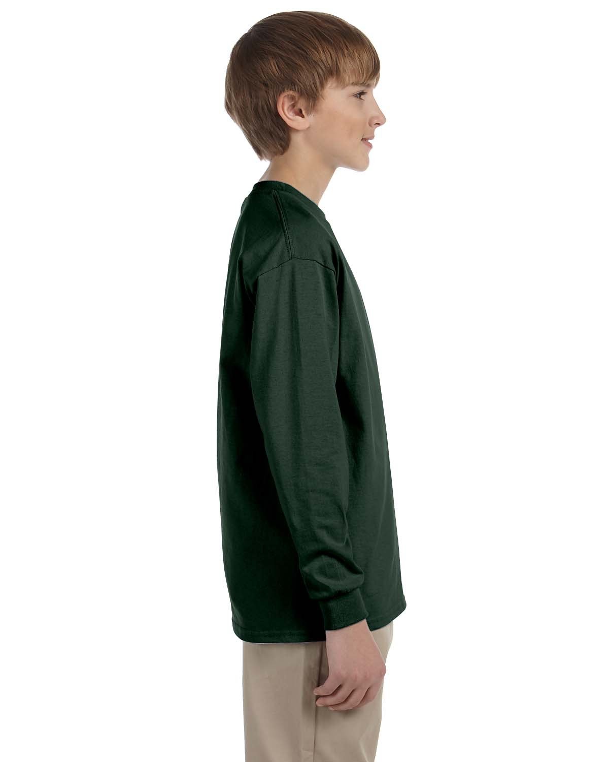 JERZEES Youth Dri-Power 50/50 Cotton/Poly Long Sleeve 29BL Youth Apparel Shirts & Tops