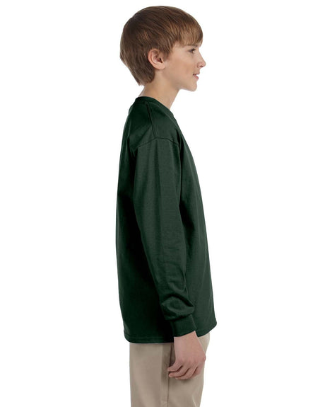 JERZEES Youth Dri-Power 50/50 Cotton/Poly Long Sleeve 29BL Youth Apparel Shirts & Tops