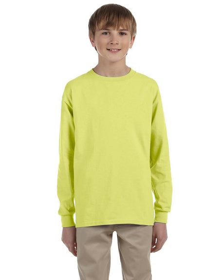 JERZEES Youth Dri-Power 50/50 Cotton/Poly Long Sleeve 29BL Youth Apparel Shirts & Tops