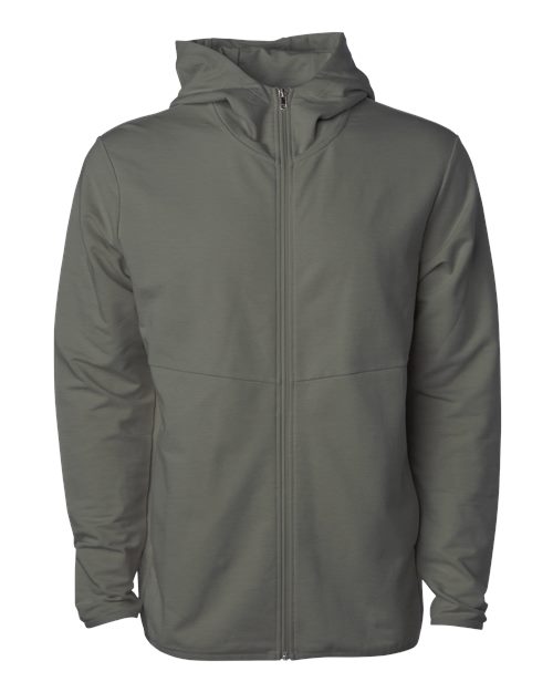 Independent Trading Co. Women's Perform Full-Zip Hooded Sweatshirt Womens Apparel Sweatshirts & Fleece