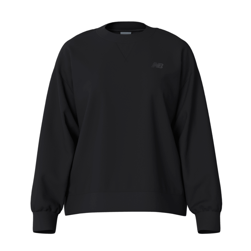 New Balance Women's Athletics French Terry Crew Womens Apparel Sweatshirts & Fleece