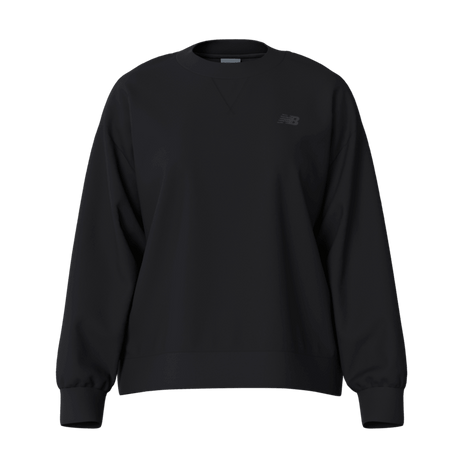 New Balance Women's Athletics French Terry Crew Womens Apparel Sweatshirts & Fleece
