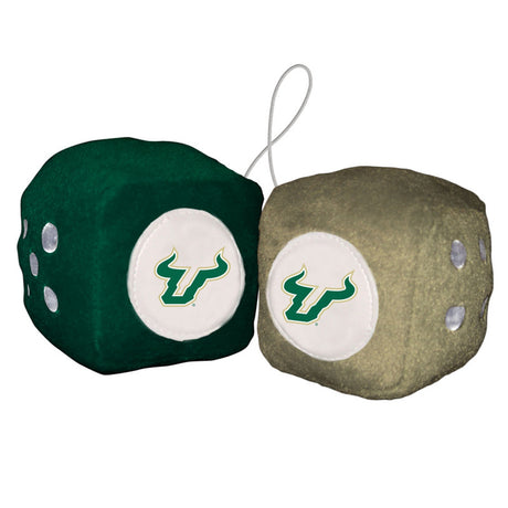 Fremont Die South Florida Bulls Fuzzy Dice Fan Gear NCAA South Florida Bulls