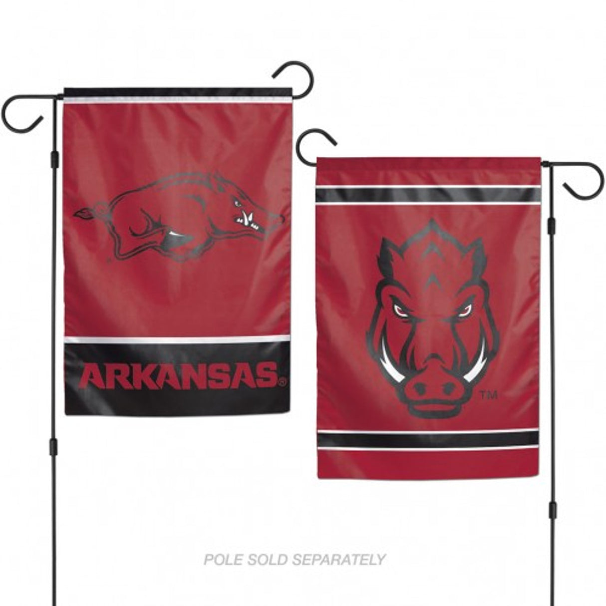 Wincraft Arkansas Razorbacks 2 Sided Garden Style Flag 12x18 Fan Gear NCAA Arkansas Razorbacks