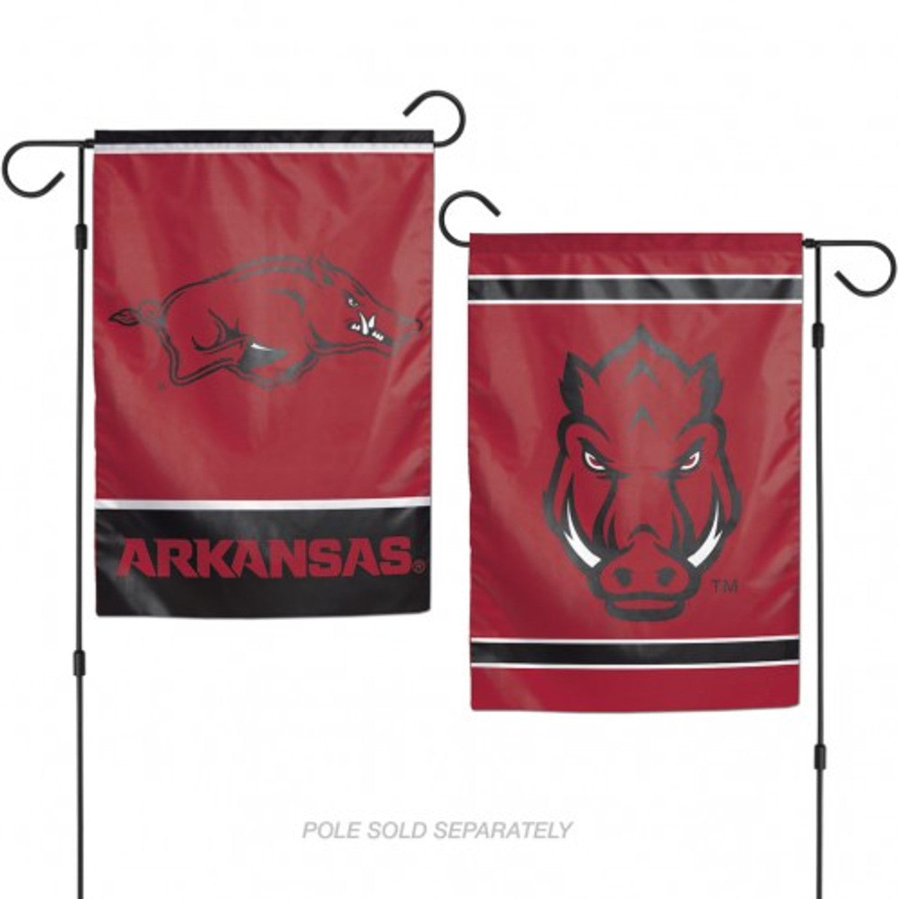 Wincraft Arkansas Razorbacks 2 Sided Garden Style Flag 12x18 Fan Gear NCAA Arkansas Razorbacks