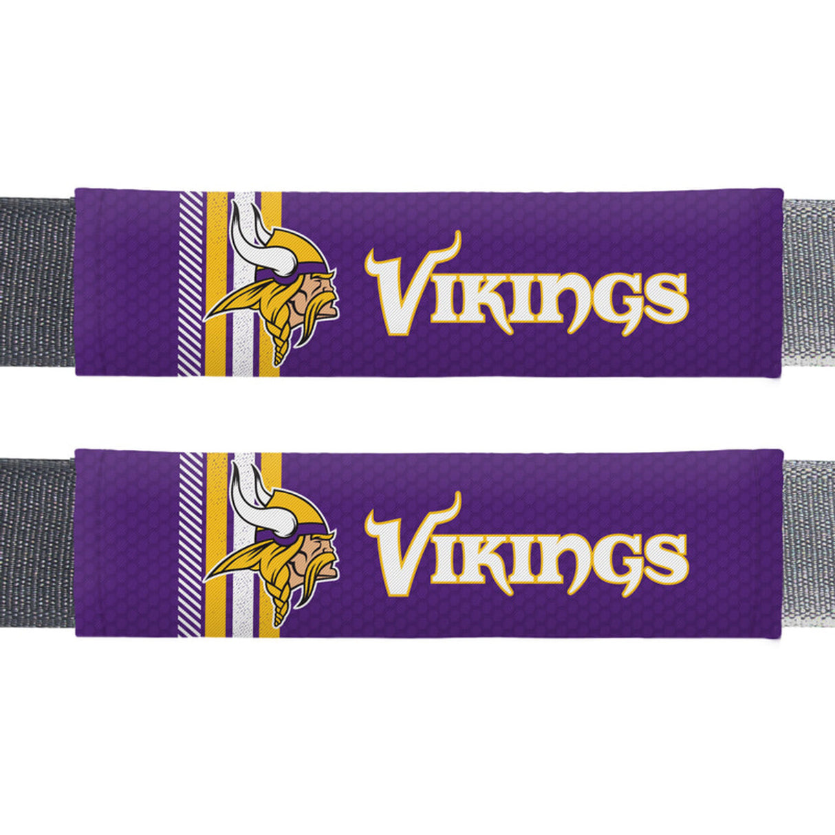 Fremont Die Minnesota Vikings Rally Design Seat Belt Pads Fan Gear NFL Minnesota Vikings