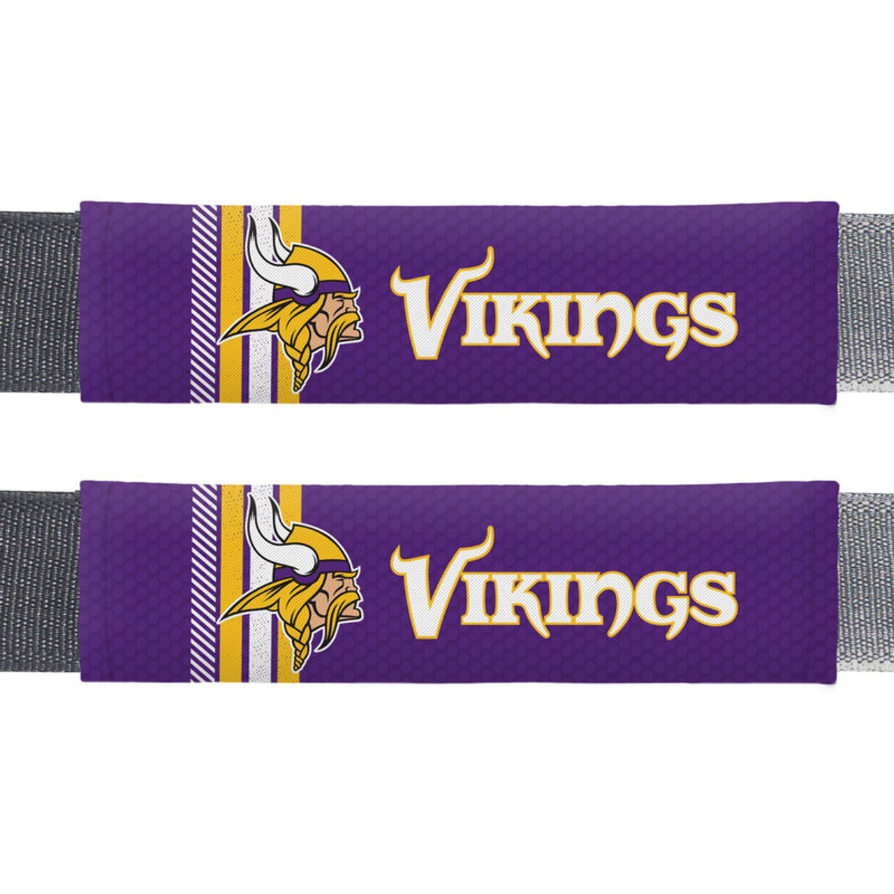 Fremont Die Minnesota Vikings Rally Design Seat Belt Pads Fan Gear NFL Minnesota Vikings