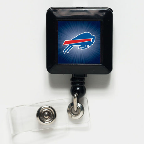 Wincraft Buffalo Bills Retractable Square Badge Holder Fan Gear NFL Buffalo Bills