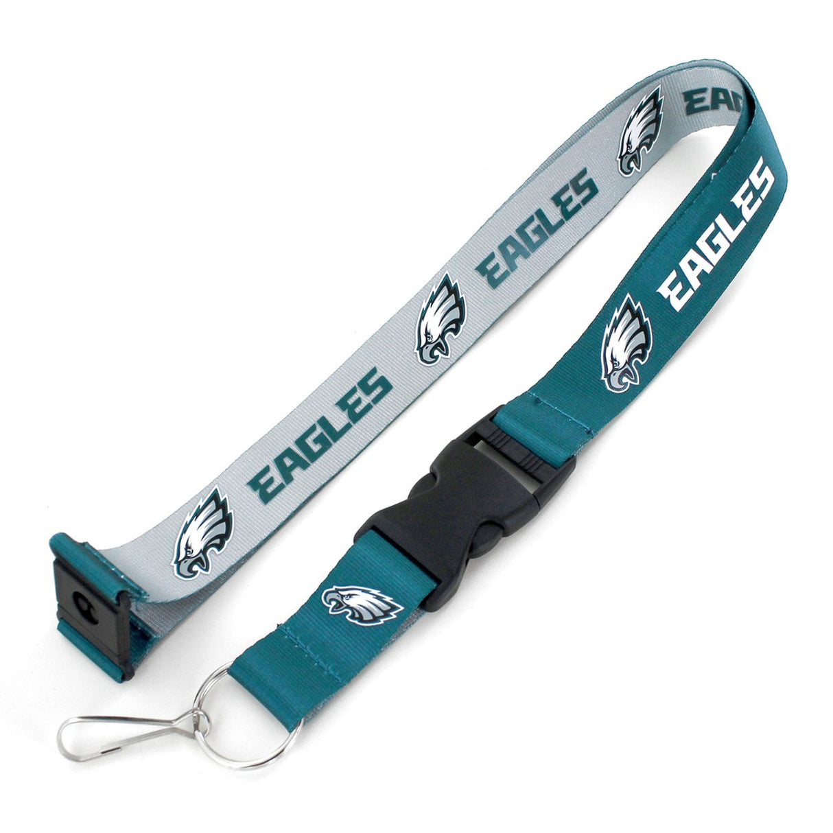 Aminco Philadelphia Eagles Green/Gray Lanyard Reversible Fan Gear NFL Philadelphia Eagles