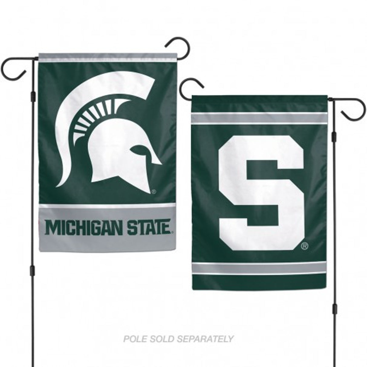 Wincraft Michigan State Spartans Flag 2 Sided Garden Style 12x18 Fan Gear NCAA Michigan State Spartans
