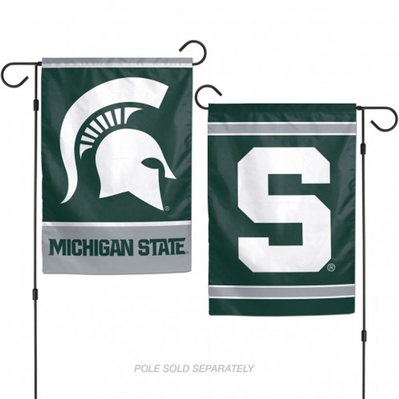 Wincraft Michigan State Spartans Flag 2 Sided Garden Style 12x18 Fan Gear NCAA Michigan State Spartans