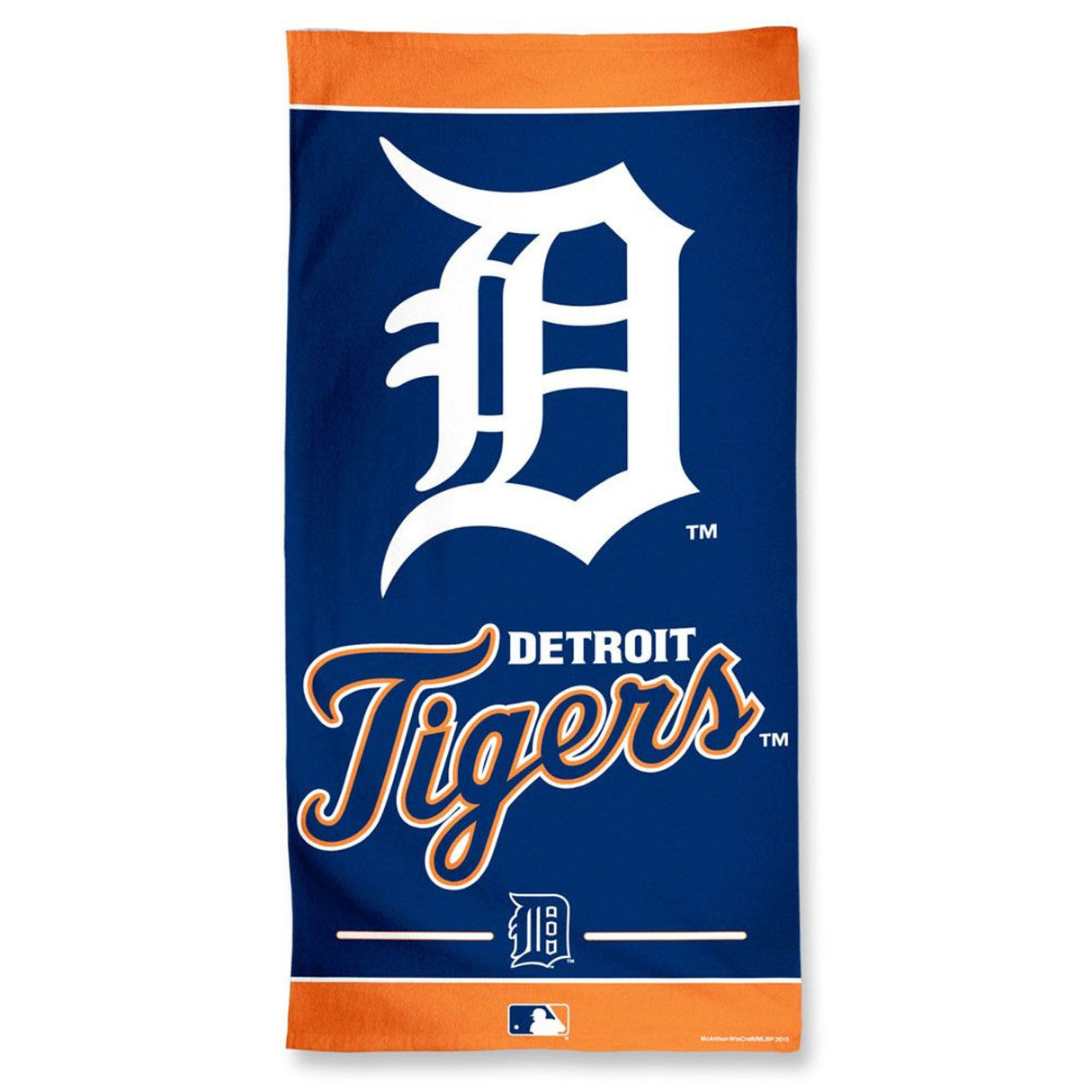 Wincraft Detroit Tigers Beach Style Towel 30x60 Fan Gear MLB Detroit Tigers