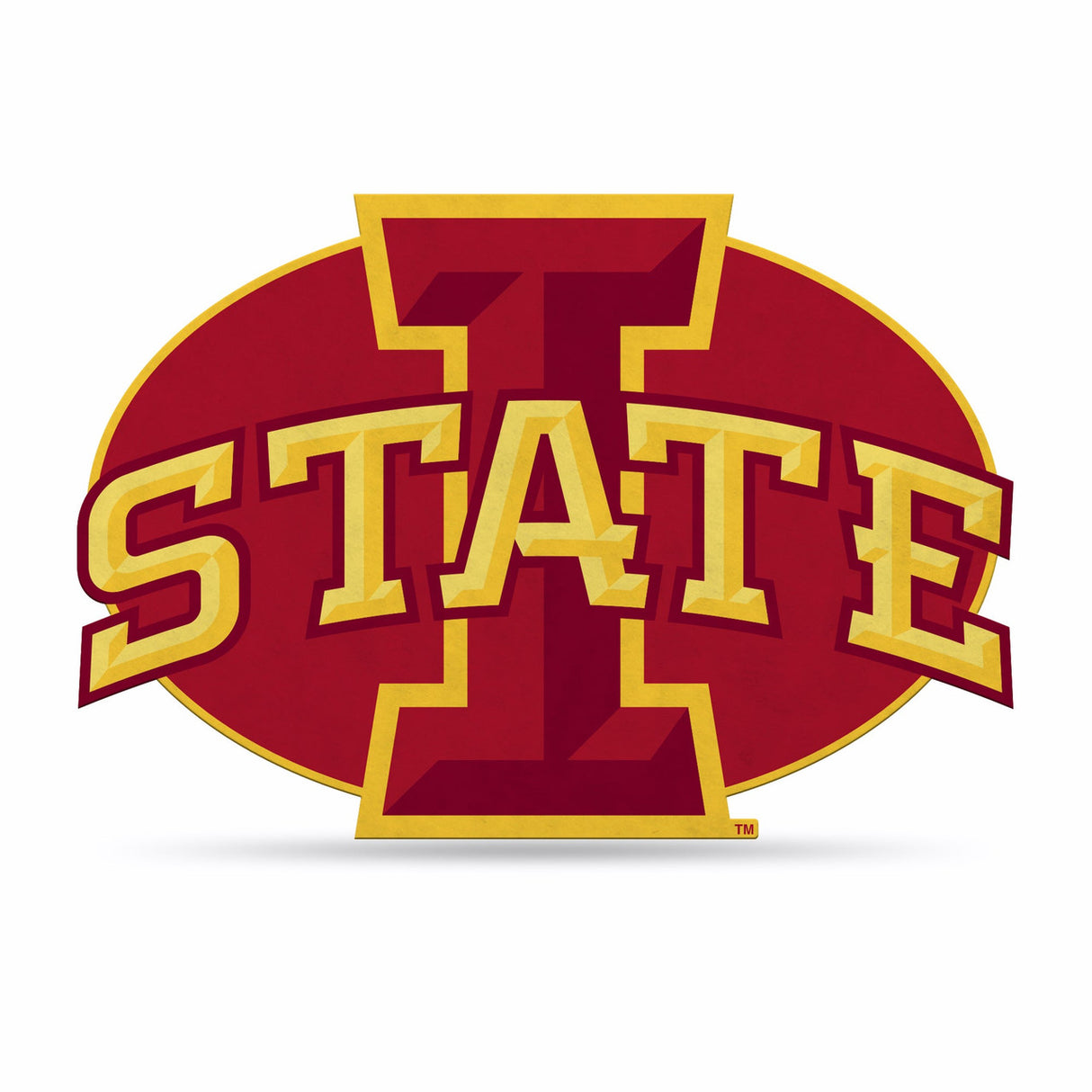 Rico Industries Iowa State Cyclones Pennant Shape Cut Logo Design Fan Gear NCAA Iowa State Cyclones