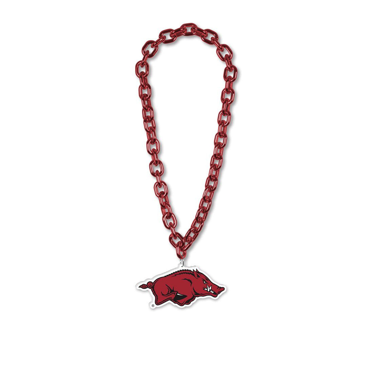 Wincraft Arkansas Razorbacks Big Chain Necklace Fan Gear NCAA Arkansas Razorbacks
