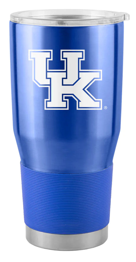 Logo Brands Kentucky Wildcats 30oz Stainless Steel Travel Tumbler Fan Gear NCAA Kentucky Wildcats