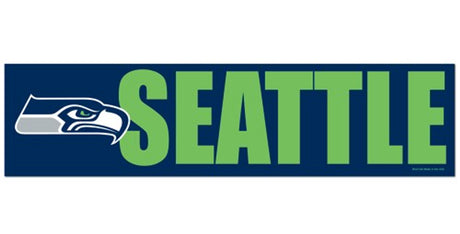 Wincraft Seattle Seahawks Bumper Sticker Decal Fan Gear NFL Seattle Seahawks