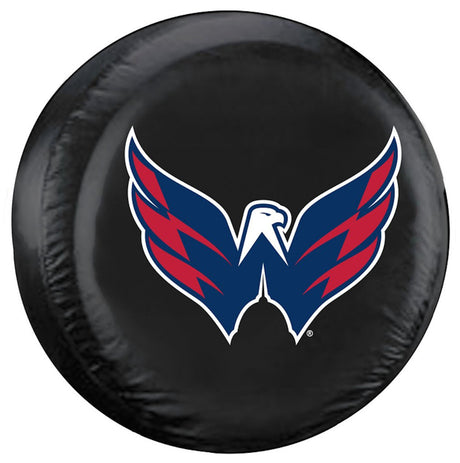 Fremont Die Washington Capitals Black Standard Size Tire Cover Fan Gear NHL Washington Capitals